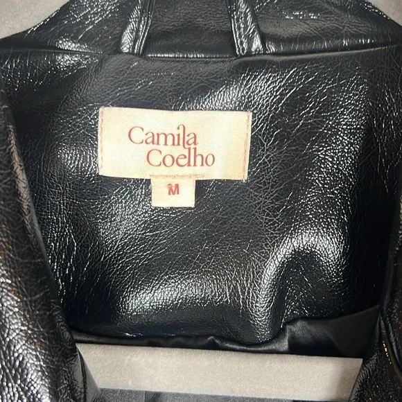 Camila Coelho Florencia Moto Jacket faux fur - Picture 5 of 10